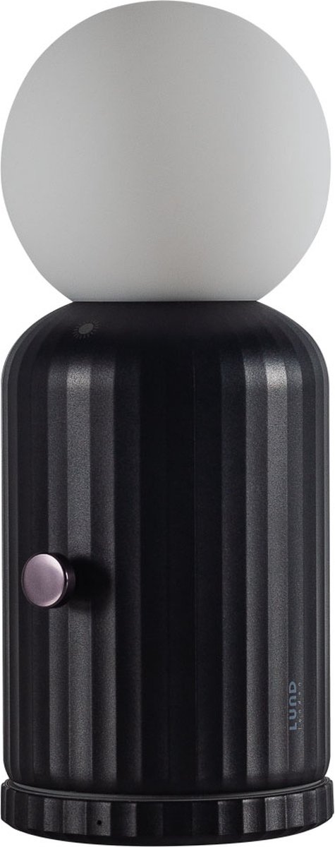 LUND London | Oplaadbare Lamp | draadloze oplader | Gadget | Zwart