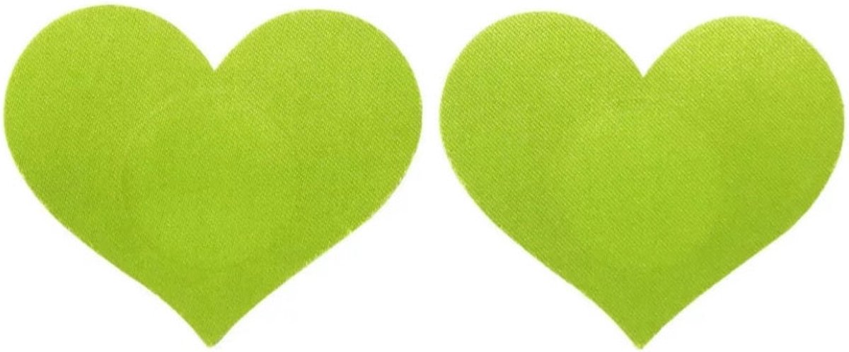 Goedkoopste Tepelstickers - Lichtgroen - Hartvormig - Sexy - 1 paar - Nipple Covers - Tepelplakkers - Tepelbedekkers