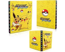 Verzamelmap geschikt voor Pokémon - Map voor 240 kaarten - 50 Pagina’s - 4 Pocket - Pikachu&Evee