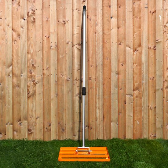 Gazon Nivellering Hark Grond Leveler 50 cm - Verstelbaar Handvat 1.20 - 1.90 m Tuin Gazon Golf Zand Gras Achtertuin Bodemnivellering Nivelleren - Oranje van GAZ — afbeelding 5