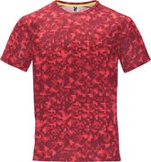 T-shirt sport unisexe marque Assen Roly taille S Pixel Rouge