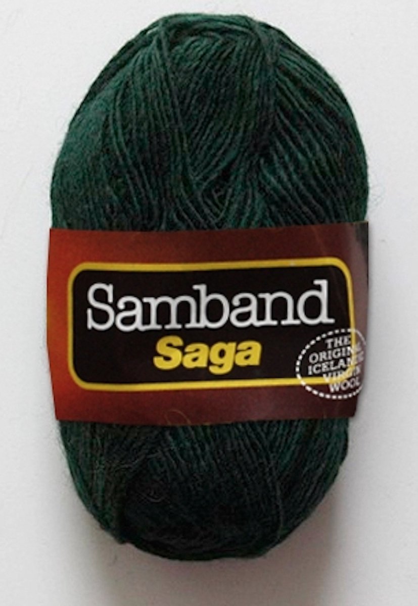 IJslandse lopiwol Samband Saga - Dark Green / dökkgrænn