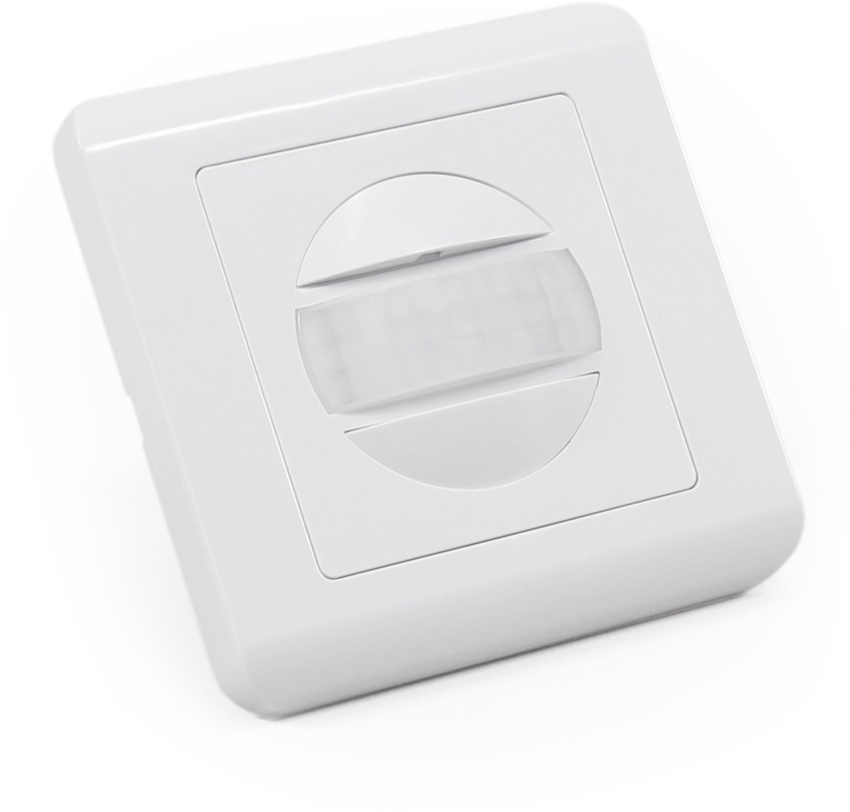 PIR Bewegingsmelder Inbouw 160° - Tweedraads Bewegingssensor voor Wand Inbouw - IP20 - Geschikt voor LED Verlichting - 60mm Inbouwdoos - Wit