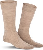 Kunert WOOL CARE Heren Sokken - Beige-mel. - Maat 47/50