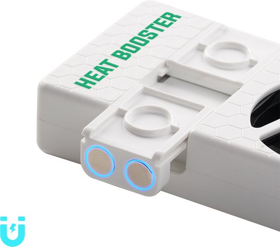 Heatbooster Radiator Ventilator Triple-set – Universeel - Geschikt voor standaard, smalle en enkelplaats radiatoren en convectoren - Magnetisch -  Geruisloos - Ultrazuinig