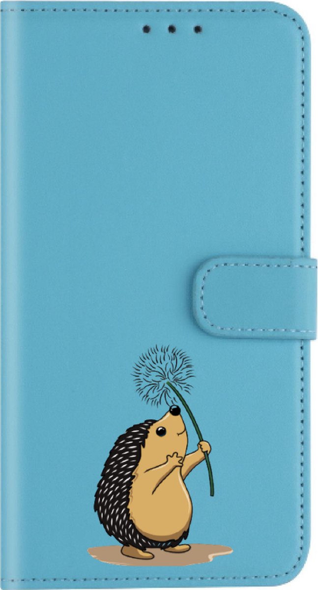 Samsung Galaxy S20 bookcase hoesje lichtblauw - Egeltje