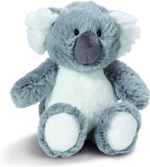 Nici koala beertje pluche knuffel - grijs - 20 cm