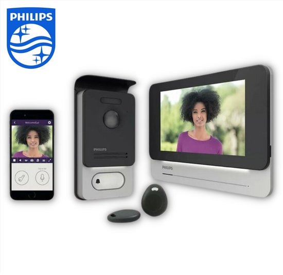 Philips WelcomeEye Connect Wi-Fi deurbel met camera
