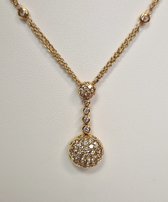 ROSE - 106P132BWR18 - collier - collier - or rose - 18 carats - diamant - vente