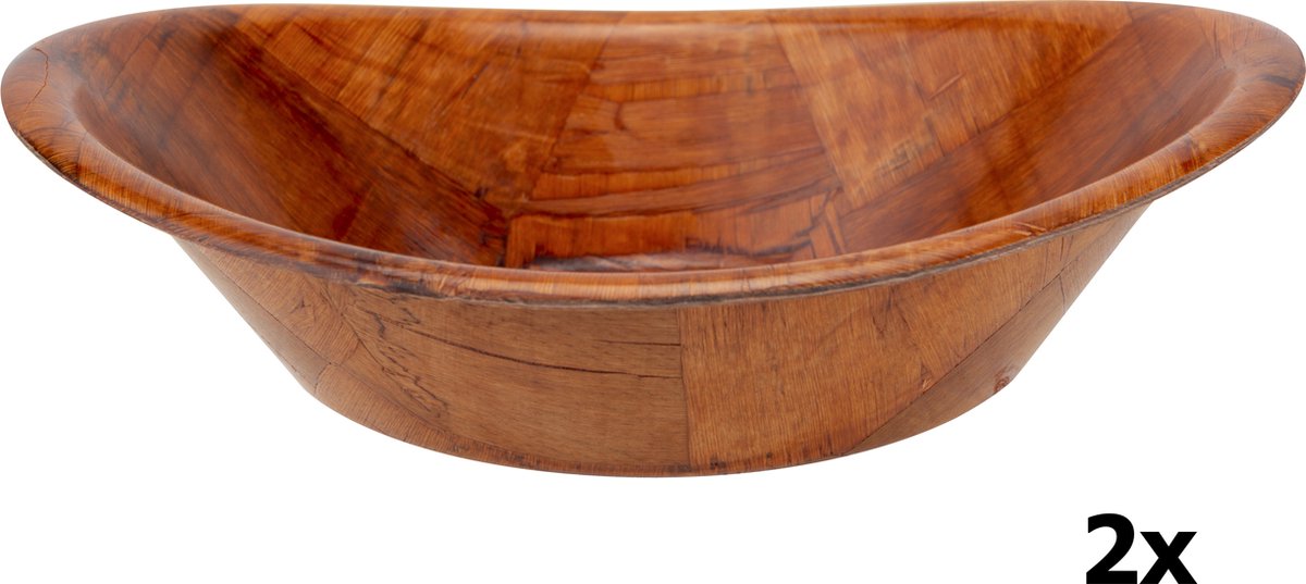 Betula Bowl 22,5x17,5xh5cm Oval Wood