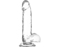 Crystal Addiction - Transparante Dildo - 19 cm