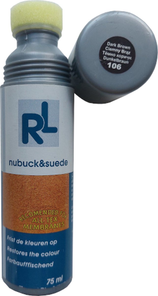 RL Suede Velours Nubuck Renovator Donker Bruin (Schoenonderhoud - Kleurhersteller)
