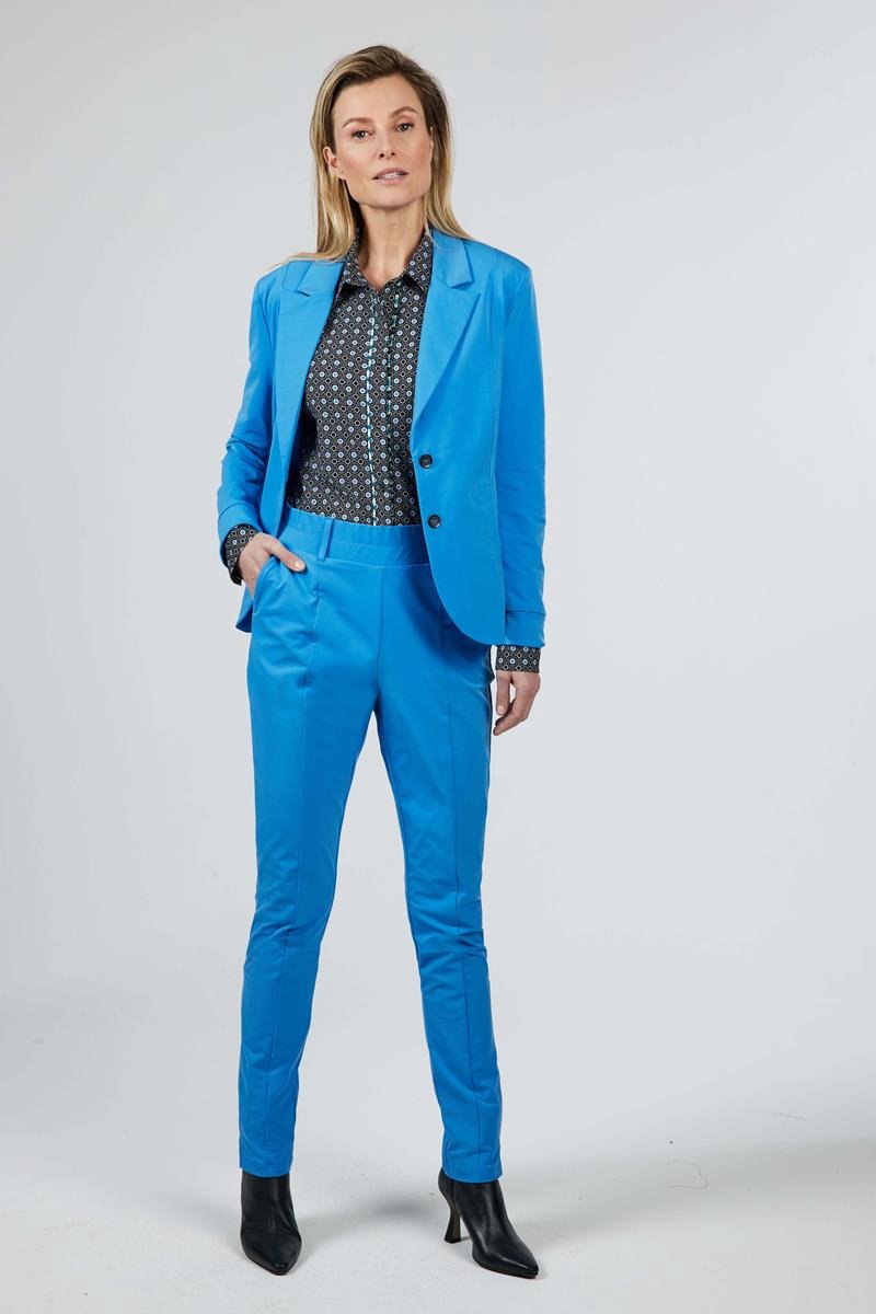 DIDI Dames Travel Blazer Motion in Campanula blue maat 44