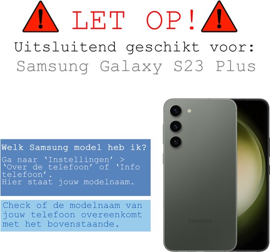 Coque Samsung Galaxy S23 Plus Coque Arrière en Siliconen avec 2x Protecteur d'écran - Coque Samsung Galaxy S23 Plus Coque en Silicone - Lilas