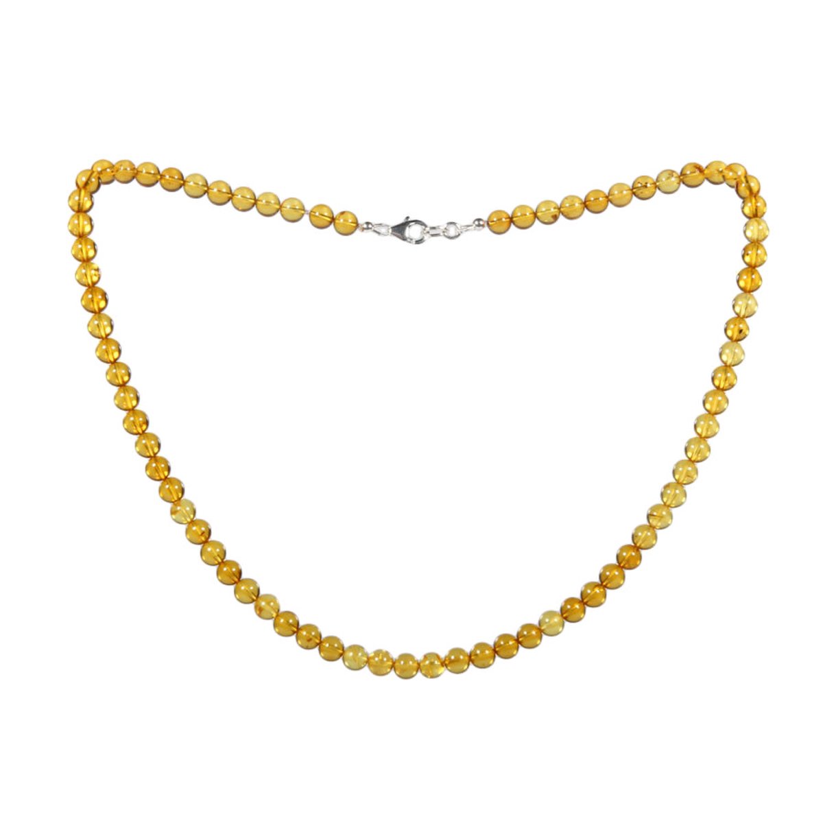 Barnsteen Ketting - Antieke Sieraden Te Koop