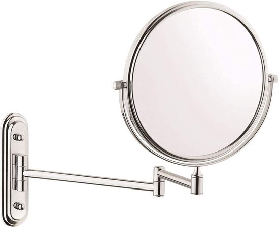 HIMRY LED Cosmética Espejo 8,5 Pulgadas 10x Aumentos, Maquillar Espejo de Pared con Luz y Brazo Articulado, Enchufe Español, Plegable Espejos Cara Doble: Estándar 10x Aumentos. KXD3129-10x HIMRY LED Cosmética Espejo 8,5 Pulgadas 10x Aumentos, Maquillar Espejo de Pared con Luz y Brazo Articulado, Enchufe Español, Plegable Espejos Cara Doble: Estándar 10x Aumentos. KXD3129-10x