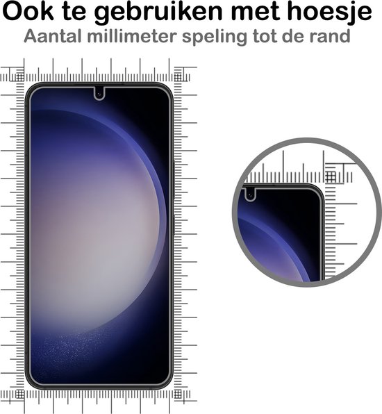 Protecteur d'écran en Glas Tempered Glass Samsung S23 - Verre trempé pour Samsung Galaxy S23 - PACK DE 2