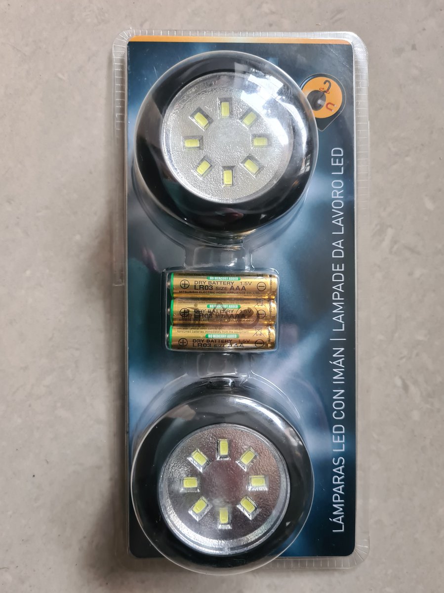 LivarnoLux LED lampen 2 stuks magnetisch