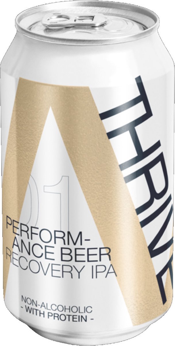 Thrive Recovery Bier - 8-pack blik - Sportbier met 10 gram proteïnen en 2 gram BCAA