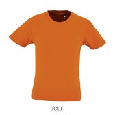 SOL'S - Milo Kinder T-Shirt - Oranje - 100% Biologisch Katoen - 98-104
