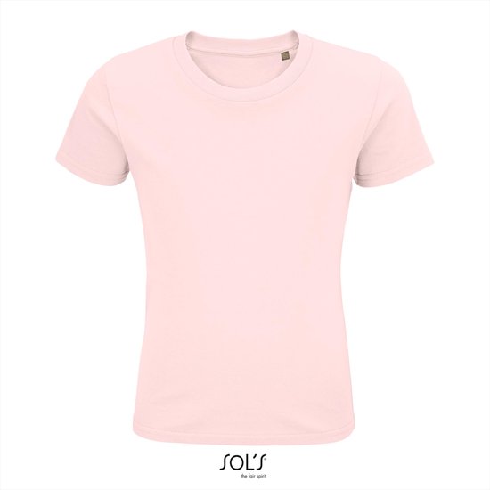 SOL'S - T-Shirt Kinder Pioneer - Rose Clair - 100% Katoen Bio - 98-104