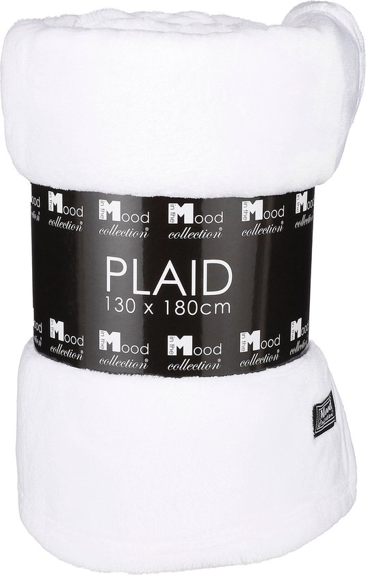 In The Mood Collection Famke Fleece Plaid - L180 x B130 cm - Off white