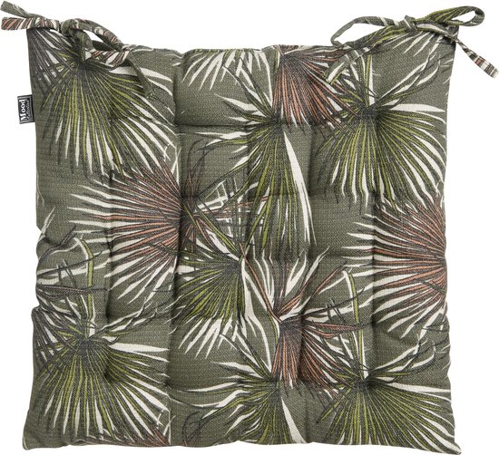 In The Mood Collection Flora Bistrokussen – 45 x 45 cm – Donkergroen