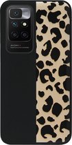 ADEL Siliconen Back Cover Softcase Hoesje Geschikt voor Xiaomi Redmi 10 - Luipaard Bruin