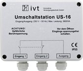 IVT US-16 Omschakelstation 3600 VA 400034 160 mm x 145 mm x 77 mm Geschikt voor model (ondulator): Universeel