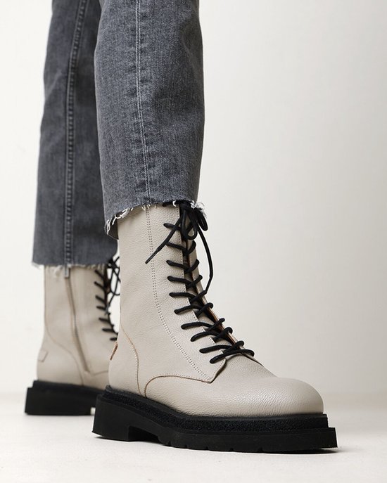 Manfield Heren Beige suède sneakers