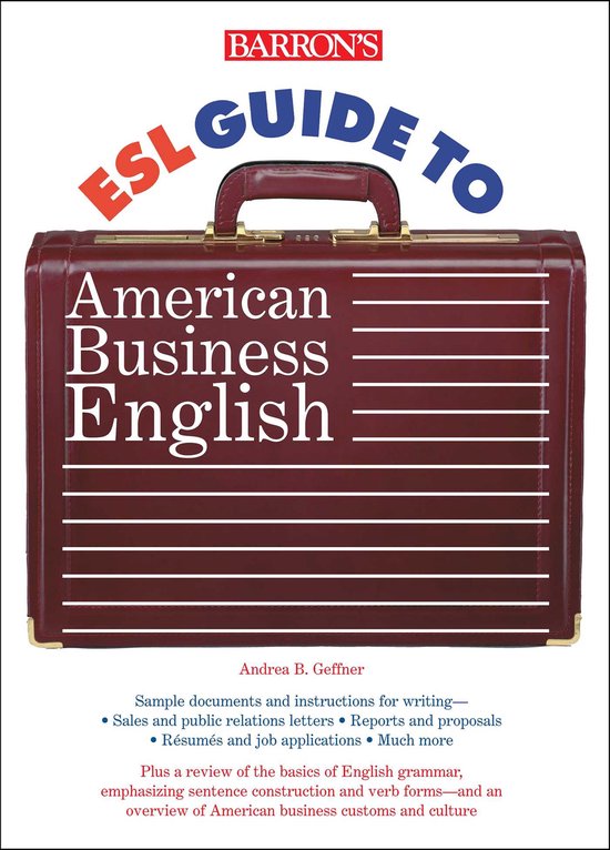 Barron's Esl Guide To American Business English - cover