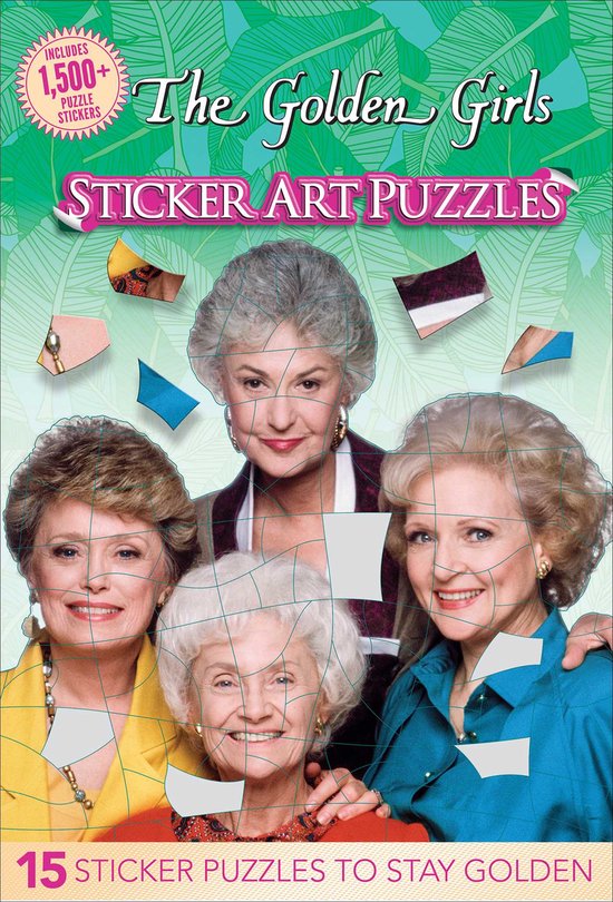 Golden Girls Sticker Art Puzzles - cover