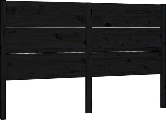 vidaXL-Hoofdbord-206x4x100-cm-massief-grenenhout-zwart