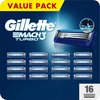 Gillette Mach3 Turbo - Scheermesjes Voor Mannen - 16 Navulmesjes