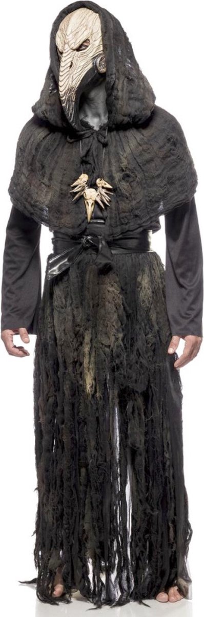 Mask Paradise - Plague Doctor Kostuum - M/L - Zwart