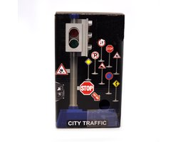 Basic Stoplicht Met Verkeersborden + Licht En Geluid