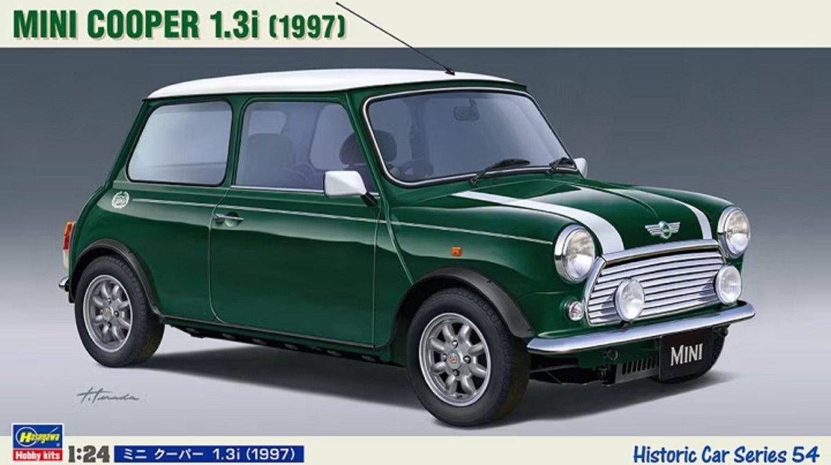 Hasegawa Modelbouwpakket Militaire voertuigen - 21154 Mini Cooper 1.3i - 1997 Plastic - 1:24 - Modelbouw