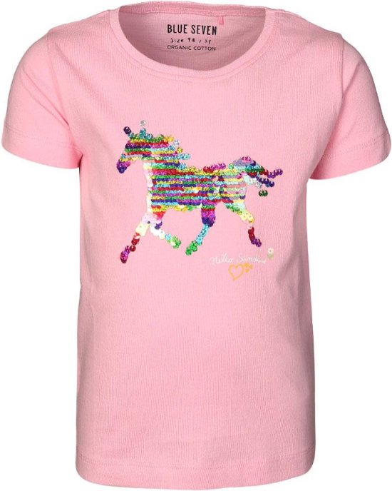 Shirt unicorn roze maat 92