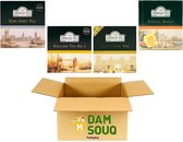 Damsouq® Tea sachets Mix package Ahmad Tea 4 types de thé (4x 200 Grammes)