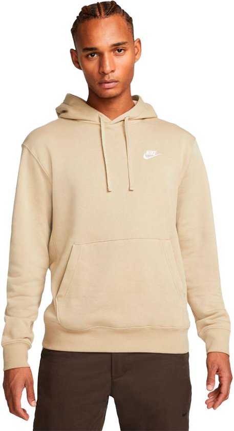 NIKE Sportswear Club Fleece Hoodie Homme Calcaire / Calcaire / White - Taille 4XL