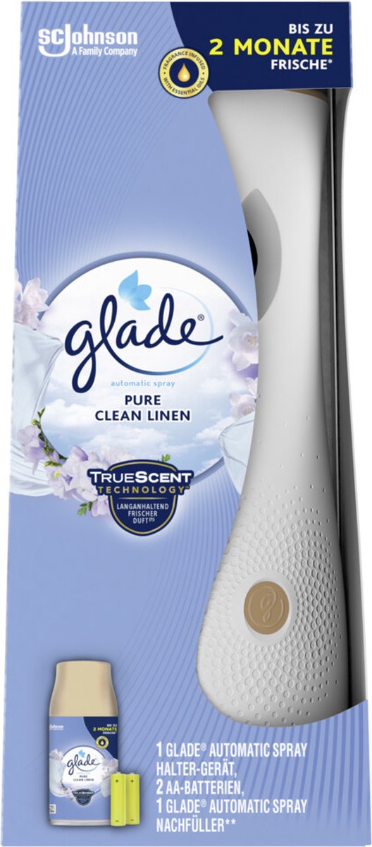 Glade Automatic Spray Startset Pure Clean Linen 269 ml
