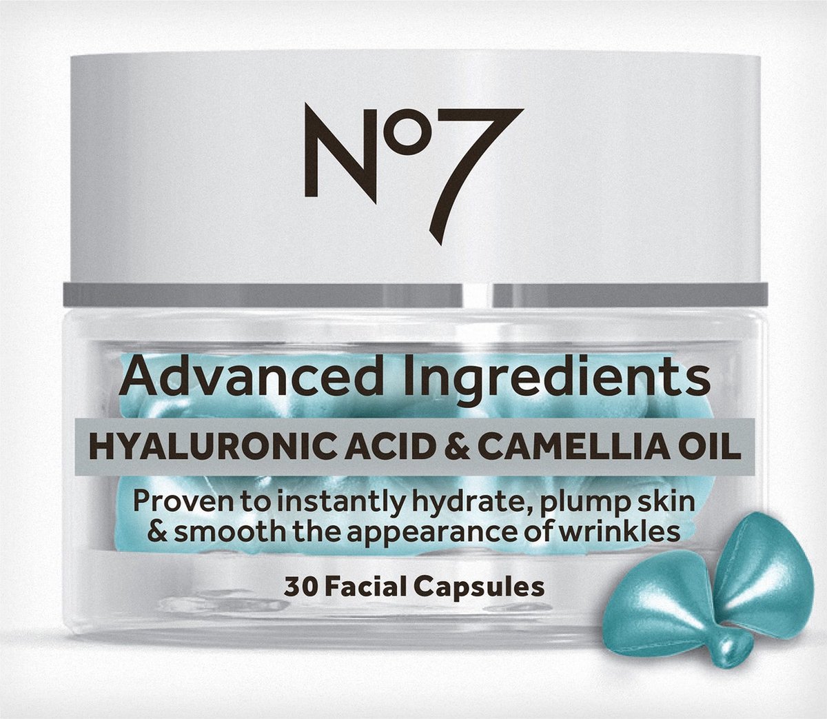 No7 Advanced Ingredients Hyaluronic Acid Facial Capsules