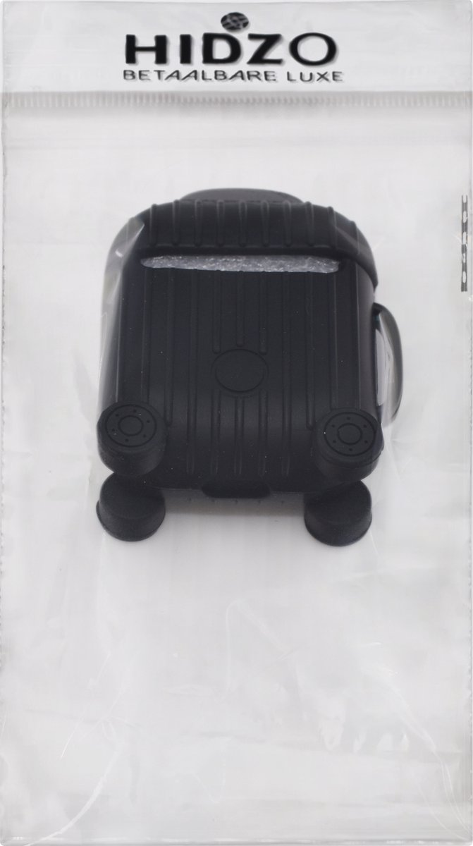 Hidzo Hoes Voor Apple's Airpods - Koffer - Zwart