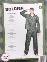 Soldaten Kostuum - Soldier - Maat L - Carnaval - Verkleedkleding