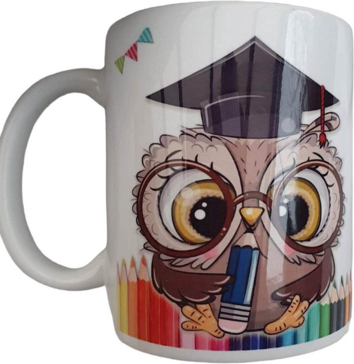 Bedrukte beker - School - Meester -Juf - Quote -Bedankt - Koffie mok - Thee Mug