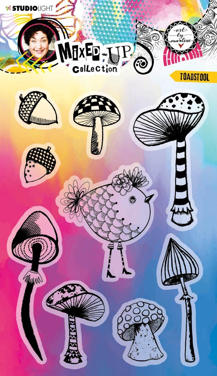 Clear stamps ABM Mixed-up - Toadstool nr. 285