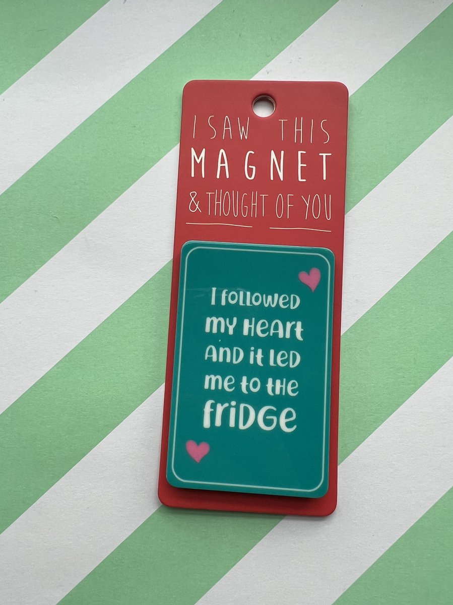 Koelkast magneet - Magnet - I followed my heart - MA153