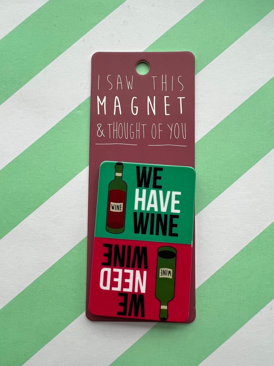 Koelkast magneet - Magnet - Wine - MA137