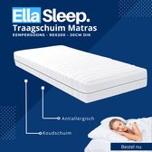 Ella-Sleep - Saffier - 7 Zone - Eenpersoons - 90x200 - Traagschuim matras - Anti-allergisch