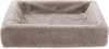 Bia housse polaire pour chien lit 4 85x70x15cm taupe